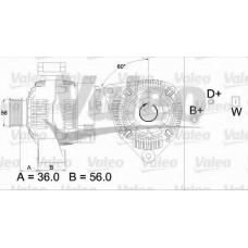 437489 VALEO Генератор