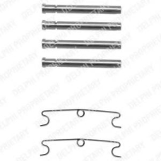 LX0170 DELPHI Комплектующие, колодки дискового тормоза