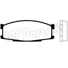 IBD-1586 IPS Parts Комплект тормозных колодок, дисковый тормоз