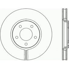 BDA1981.20 OPEN PARTS Тормозной диск