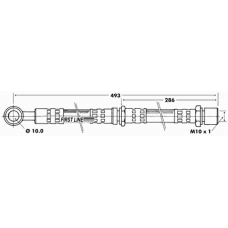 FBH6502 FIRST LINE Тормозной шланг