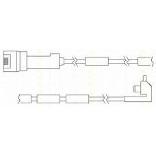 8115 24005 TRISCAN Сигнализатор, износ тормозных колодок
