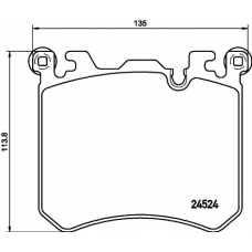 8DB 355 020-431 HELLA PAGID Комплект тормозных колодок, дисковый тормоз