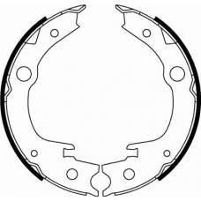 18492745715 S.b.s. Комплект тормозных колодок; Комплект тормозных кол