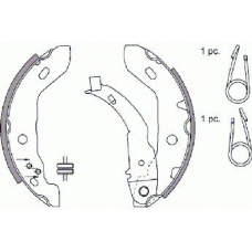 18492733657 S.b.s. Комплект тормозных колодок