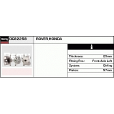 DC82258 DELCO REMY Тормозной суппорт