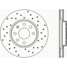 BDRS1880.25 OPEN PARTS Тормозной диск