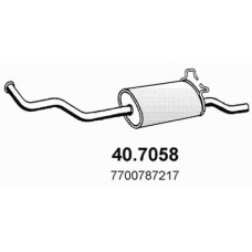 40.7058 ASSO Глушитель выхлопных газов конечный