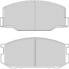 FD6106A NECTO Комплект тормозных колодок, дисковый тормоз