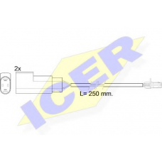 610412 E C ICER Сигнализатор, износ тормозных колодок