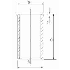 14-022190-00 GOETZE ENGINE Гильза цилиндра