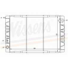 65610 NISSENS Радиатор, охлаждение двигателя