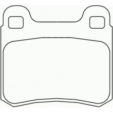 MDB1560 MINTEX Комплект тормозных колодок, дисковый тормоз