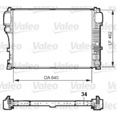 735298 VALEO Радиатор, охлаждение двигателя