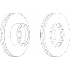 FCR155A FERODO Тормозной диск