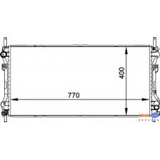 8MK 376 764-091 HELLA Радиатор, охлаждение двигателя