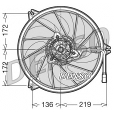 DER21010 NPS Вентилятор, охлаждение двигателя