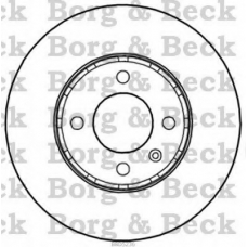BBD5236 BORG & BECK Тормозной диск
