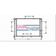 1000071 KUHLER SCHNEIDER Радиатор, охлаждение двигател