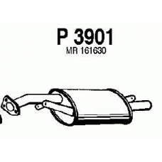 P3901 FENNO Глушитель выхлопных газов конечный