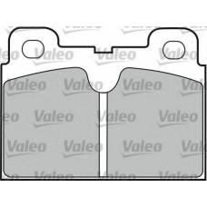 540111 VALEO Комплект тормозных колодок, дисковый тормоз