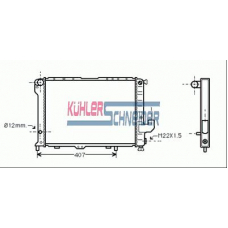1704301 KUHLER SCHNEIDER Радиатор, охлаждение двигател