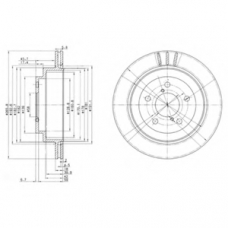 BG3154 DELPHI Тормозной диск