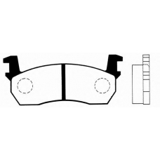 J PA-103AF JAPANPARTS Комплект тормозных колодок, дисковый тормоз