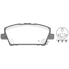 BPA1205.02 OPEN PARTS Комплект тормозных колодок, дисковый тормоз