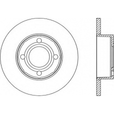 BDR1035.10 OPEN PARTS Тормозной диск