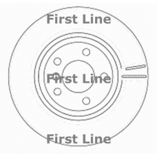 FBD1596 FIRST LINE Тормозной диск