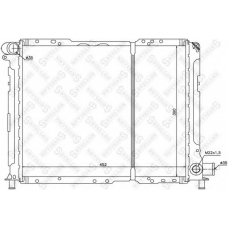 10-25704-SX STELLOX Радиатор, охлаждение двигателя