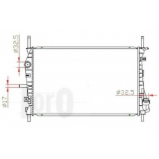 017-017-0038 LORO Радиатор, охлаждение двигателя