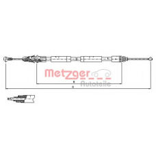 11.6805 METZGER Трос, стояночная тормозная система