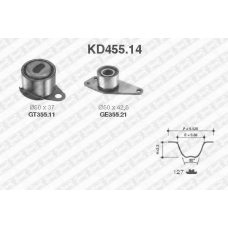 KD455.14 SNR Комплект ремня грм