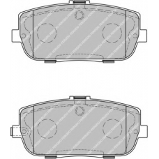 FSL1894 FERODO Комплект тормозных колодок, дисковый тормоз