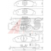 37028 ABS Комплект тормозных колодок, дисковый тормоз