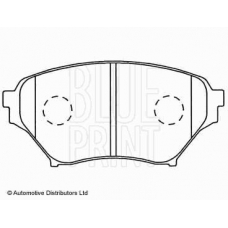 ADM54279 BLUE PRINT Комплект тормозных колодок, дисковый тормоз