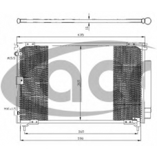 300371 ACR Конденсатор, кондиционер