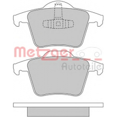 1170142 METZGER Комплект тормозных колодок, дисковый тормоз