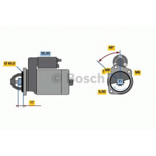 0 986 024 060 BOSCH Стартер