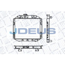 RA0120091 JDEUS Радиатор, охлаждение двигателя