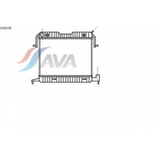 OLA2105 AVA Радиатор, охлаждение двигателя