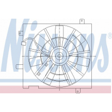 85019 NISSENS Вентилятор, охлаждение двигателя