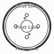 FBR908 FIRST LINE Тормозной барабан