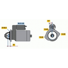 0 001 416 002 BOSCH Стартер