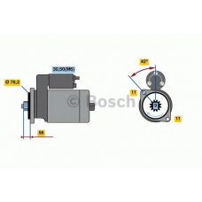 0 986 020 210 BOSCH Стартер