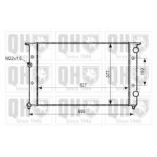 QER2108 QUINTON HAZELL Радиатор, охлаждение двигателя