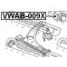 VWAB-009X FEBEST Подвеска, рычаг независимой подвески колеса