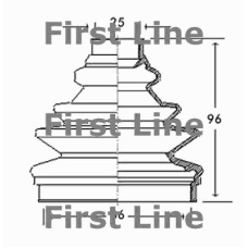 FCB2141 FIRST LINE Пыльник, приводной вал